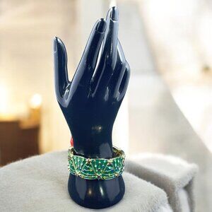 Holiday Lane Christmas Tree Bracelet Colorful Glam Festive Statement Jewelry